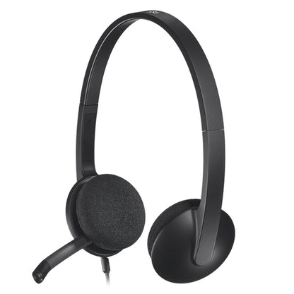 Logitech H340 Computer Office Education Training USB Interface Microphone Wired Headset - Multimedia Headset by Logitech | Online Shopping UK | buy2fix