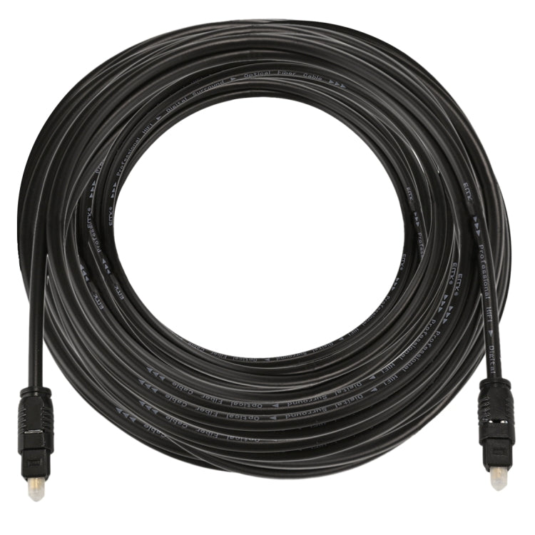 EMK 10m OD4.0mm Toslink Male to Male Digital Optical Audio Cable by EMK
