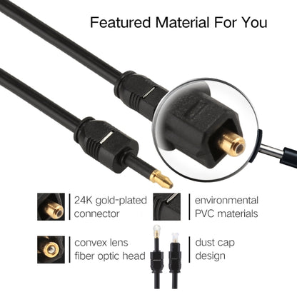 1m OD4.0mm Toslink Male to 3.5mm Mini Toslink Male Digital Optical Audio Cable -  by buy2fix | Online Shopping UK | buy2fix