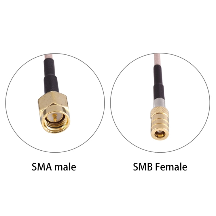 90cm SMA Male to SMB Female Adapter RG316 Cable - Connectors by buy2fix | Online Shopping UK | buy2fix