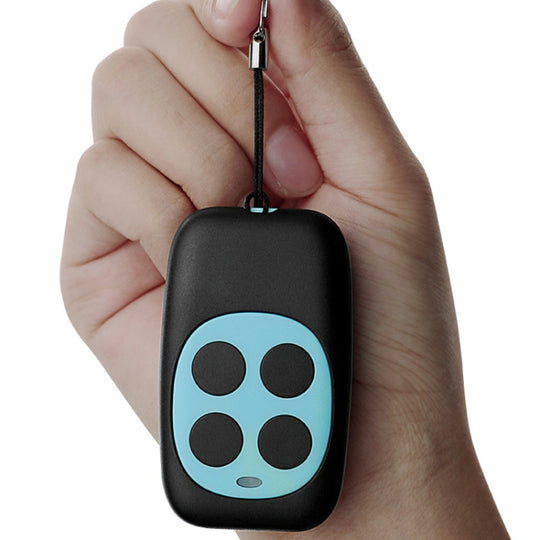 Copie colorée à quatre clés, porte de Garage, télécommande sans fil, 433MHZ, copie de clé, duplicateur de clonage (bleu)
