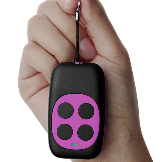 Copie colorée à quatre clés, porte de Garage, télécommande sans fil, 433MHZ, copie de clé, duplicateur de clonage (Rose rouge)