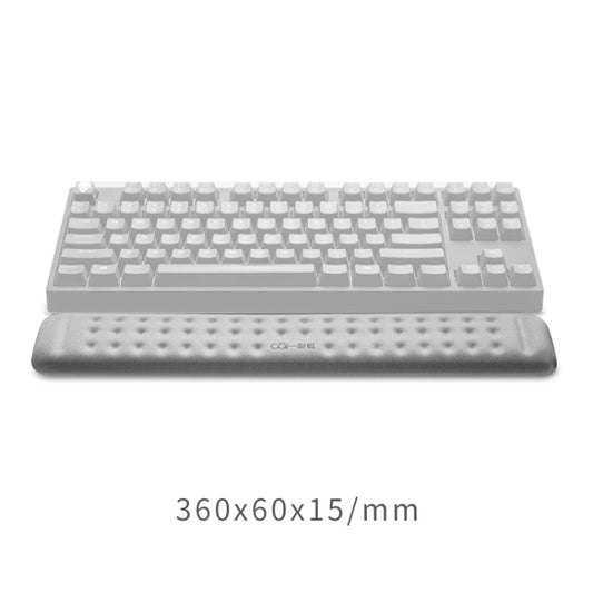 Mechanical Keyboard Wrist Rest Memory Foam Mouse Pad, Size : M (Grey) by buy2fix
