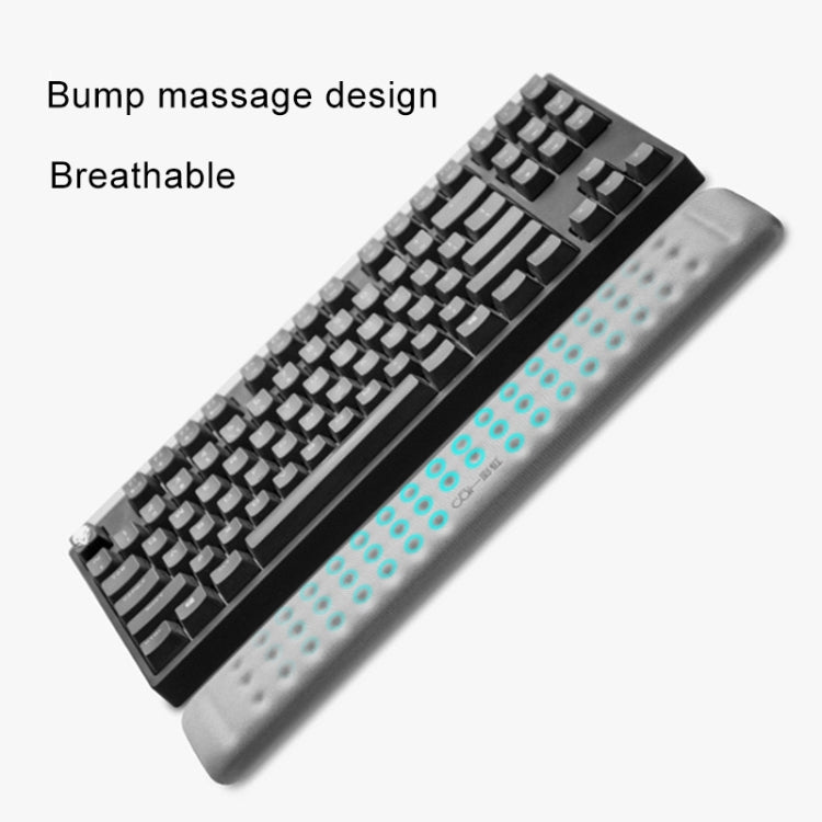 Mechanical Keyboard Wrist Rest Memory Foam Mouse Pad, Size : M (Grey) - Mouse Pads by buy2fix | Online Shopping UK | buy2fix