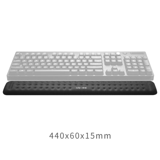 Mechanical Keyboard Wrist Rest Memory Foam Mouse Pad, Size : L (Black) by buy2fix