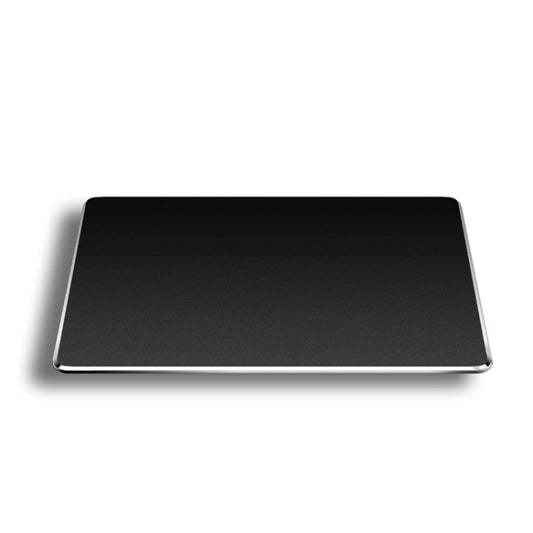 Aluminum Alloy Double-sided Non-slip Mat Desk Mouse Pad, Size : S(Black) by buy2fix