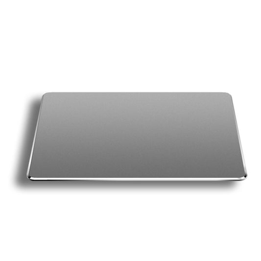 Aluminum Alloy Double-sided Non-slip Mat Desk Mouse Pad, Size : M(Grey) by buy2fix