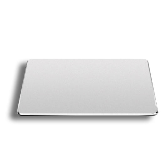 Aluminum Alloy Double-sided Non-slip Mat Desk Mouse Pad, Size : M(Silver) by buy2fix
