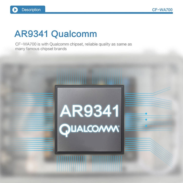 COMFAST CF-WA700 Qualcomm AR9341 300Mbps/s Outdoor Wireless Network Bridge with Dual Antenna 48V POE Adapter & AP / Router Mode, Classfication Function, 85 Devices Connecting Synchronously - Computer & Networking by COMFAST | Online Shopping UK | buy2fix