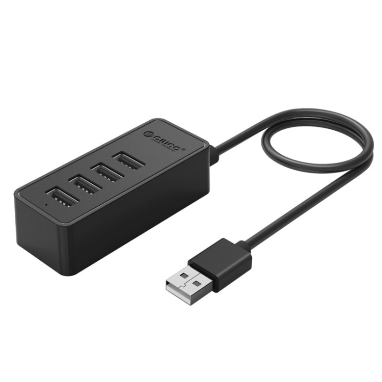 ORICO W5P-U2-30 USB 2.0 Desktop HUB with 30cm Micro USB Cable Power Supply(Black) -  by ORICO | Online Shopping UK | buy2fix