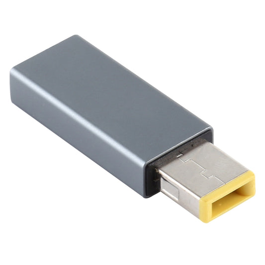 PD 20V Big Square USB Male Adapter Connector for Lenovo Thinkpad/ThinkBook/Xiaoxin (Silver Grey) by buy2fix
