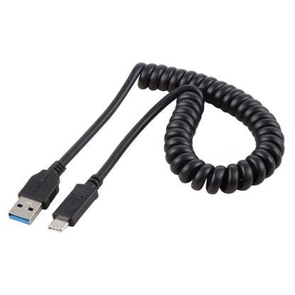 1.5m High Speed USB 3.0 Male to USB-C / Type-C Male Retractable Spring Extension Cable -  by buy2fix | Online Shopping UK | buy2fix