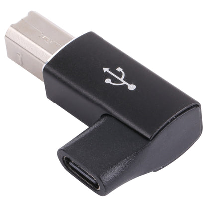 USB-C / Type C Female to USB 2.0 B MIDI Male Adapter for Electronic Instrument / Printer / Scanner / Piano (Black) - Computer & Networking by buy2fix | Online Shopping UK | buy2fix