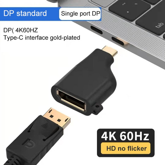 Onten 0T-9528T 4K 60Hz USB-C / Type-C to DP Adapter by Onten