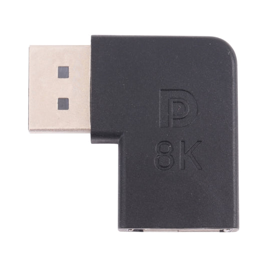 8K DisplayPort Male to DisplayPort Female Elbow Adapter by buy2fix