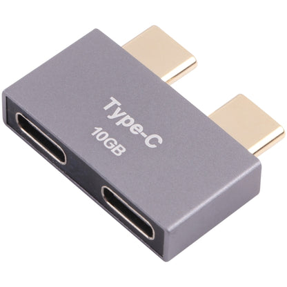 Double USB-C / Type-C Male to Double USB-C / Type-C Female Adapter - Computer & Networking by buy2fix | Online Shopping UK | buy2fix