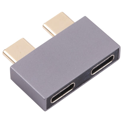 Double USB-C / Type-C Male to Double USB-C / Type-C Female Adapter - Computer & Networking by buy2fix | Online Shopping UK | buy2fix