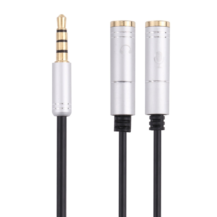 2 x 3.5mm Female to 3.5mm Male Adapter Cable(Silver) by buy2fix
