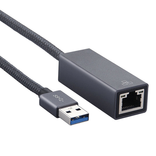 USB 3.0 AM to RJ45 Gigabit Adapter Cable, Length: 20cm by buy2fix