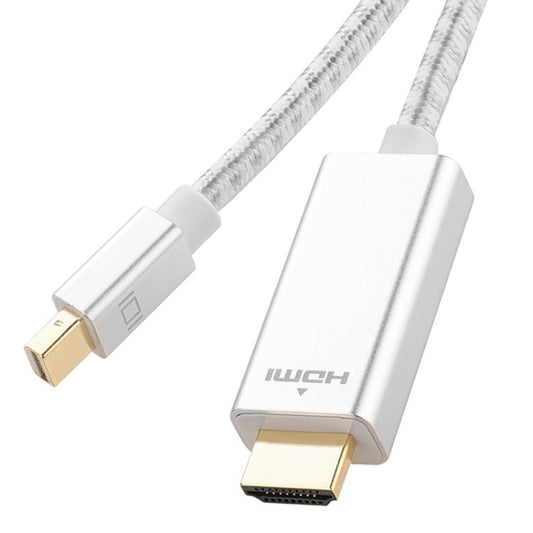 1080P 60Hz Mini DisplayPort to HDMI Cable, Cable Length:2m (Silver) by buy2fix