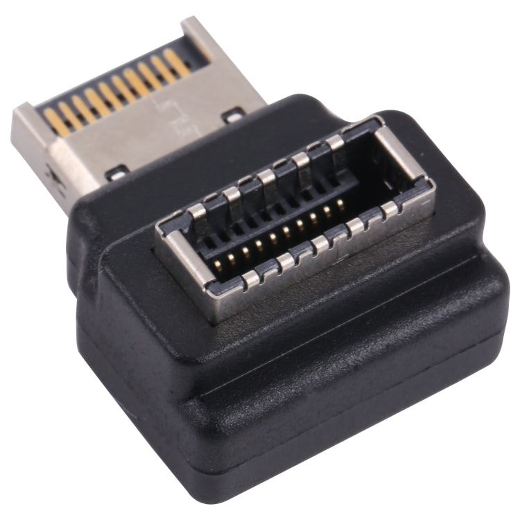 Type-E Female to Male 90 Degrees Elbow Computer Host Adapter - Computer & Networking by buy2fix | Online Shopping UK | buy2fix