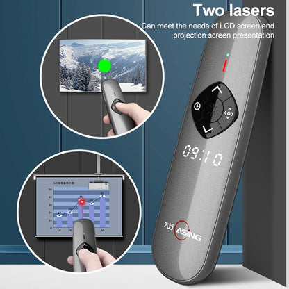 ASiNG A8 128GB Red Green Laser PPT Page Turning Pen Wireless Presenter -  by ASiNG | Online Shopping UK | buy2fix