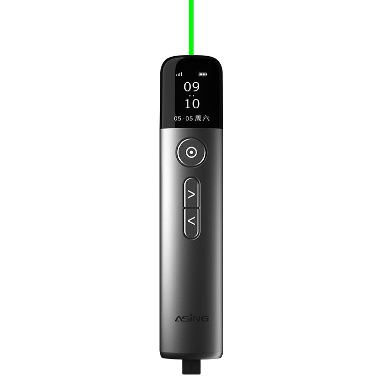 ASiNG A9 32GB Green Light Multifunctional PPT Touch Laser Page Turning Pen Wireless Presenter (Grey) -  by ASiNG | Online Shopping UK | buy2fix