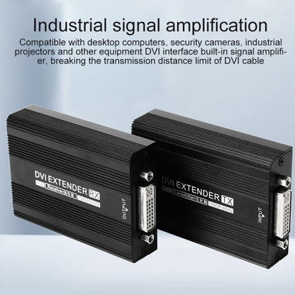 Measy DVI1815 DVI Extender Transmitter and Receiver Converter, POE Single Power Supply, Transmission Distance: 150m(AU Plug) -  by Measy | Online Shopping UK | buy2fix