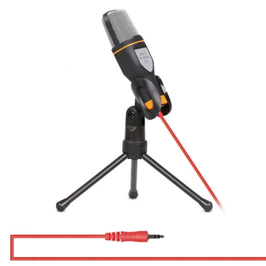 Yanmai SF666 Professional Condenser Sound Recording Microphone with Tripod Holder, Cable Length: 1.3m, Compatible with PC and Mac for Live Broadcast Show, KTV, etc.(Black) by Yanmai