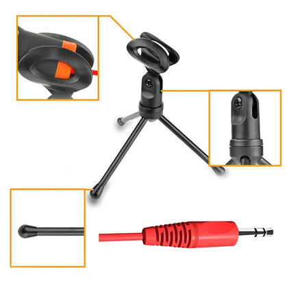 Yanmai SF666 Professional Condenser Sound Recording Microphone with Tripod Holder, Cable Length: 1.3m, Compatible with PC and Mac for Live Broadcast Show, KTV, etc.(Gold) - Consumer Electronics by Yanmai | Online Shopping UK | buy2fix