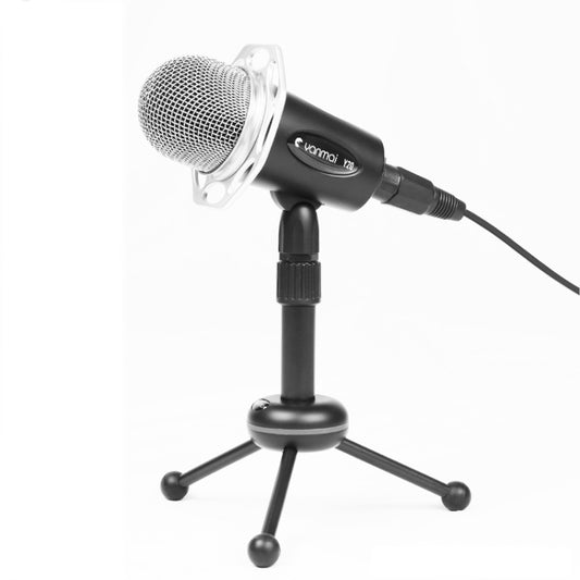 Yanmai Y20 Professional Game Condenser Microphone with Tripod Holder, Cable Length: 1.8m, Compatible with PC and Mac for Live Broadcast Show, KTV, etc.(Black) by Yanmai