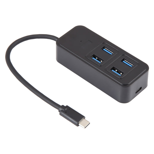 BYL-1901T 5 in 1 USB-C / Type-C to USB3.0x4+USB-C / Type-C HUB Adapter by buy2fix