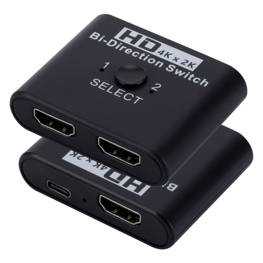 2 In 1 Out 4K HD Video Bi-Direction HDMI Switcher - Switch by buy2fix | Online Shopping UK | buy2fix