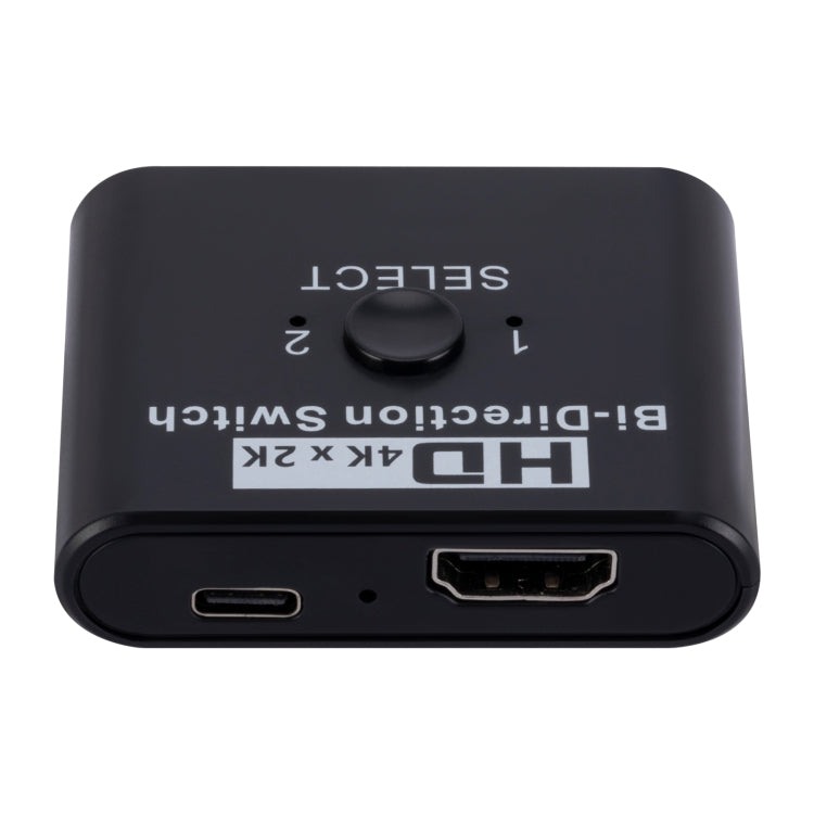 2 In 1 Out 4K HD Video Bi-Direction HDMI Switcher by buy2fix