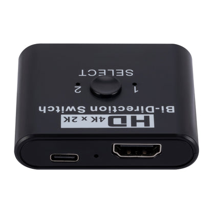 2 In 1 Out 4K HD Video Bi-Direction HDMI Switcher by buy2fix