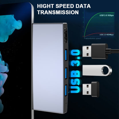 Rocketek SUR758 6 in 1 USB 3.0 / 4K HDMI / SD / TF HUB Adapter - USB 3.0 HUB by ROCKETEK | Online Shopping UK | buy2fix