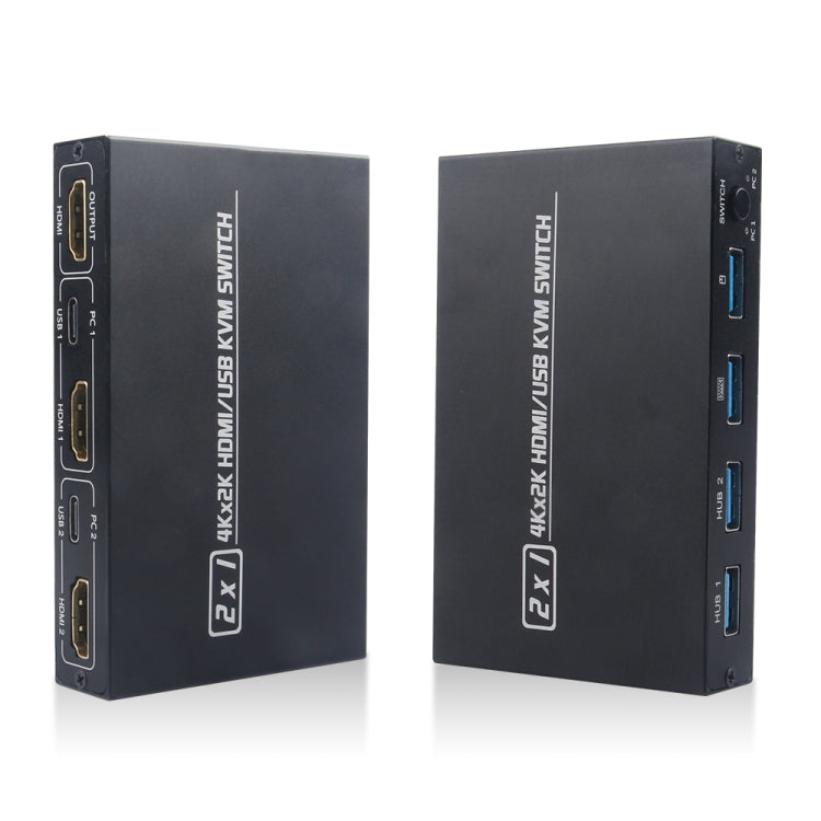 AM-KVM201CL 2x1 4Kx2K HDMI / USB / KVM Switch by buy2fix