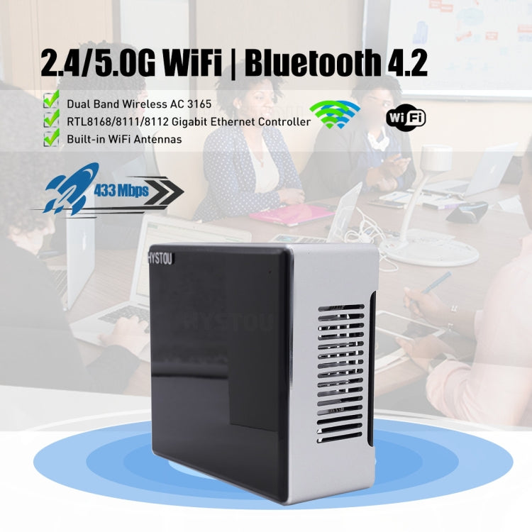 HYSTOU M5 Windows 7/8/10 / WES7/10/Linux System Mini PC, Intel Core i7-1165G7 Quad Core 8 Threads up to 4.7GHz, 32GB RAM+512GB SSD, AU Plug - Windows Mini PCs by HYSTOU | Online Shopping UK | buy2fix