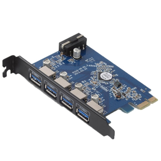 ORICO PVU3-4P Carte PCI Express USB3.0 4 ports pour ordinateur de bureau (noir)