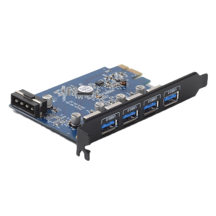 ORICO PVU3-4P 4 Ports USB3.0 PCI Express Card for Desktop(Black) - Add-on Cards by ORICO | Online Shopping UK | buy2fix