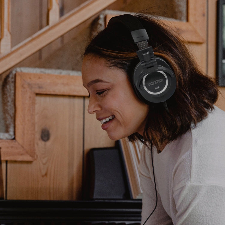 Yanmai D98 Professional Recording Monitor Headphone (Silver Grey) by Yanmai