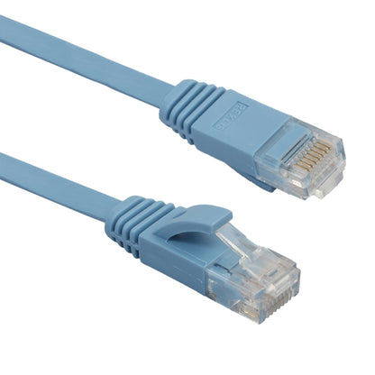 10m CAT6 Ultra-thin Flat Ethernet Network LAN Cable, Patch Lead RJ45 (Blue) - Lan Cable and Tools by buy2fix | Online Shopping UK | buy2fix