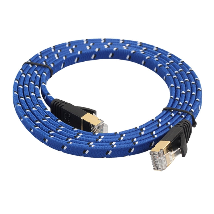 5m Gold Plated CAT-7 10 Gigabit Ethernet Ultra Flat Patch Cable for Modem Router LAN Network, Built with Shielded RJ45 Connector - Lan Cable and Tools by buy2fix | Online Shopping UK | buy2fix