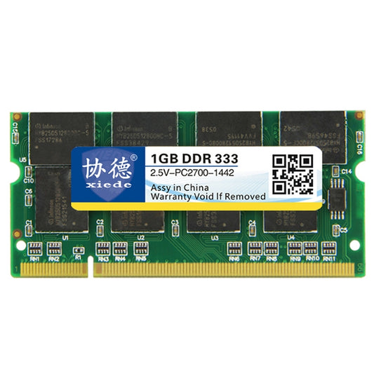 XIEDE X008 DDR 333MHz 1GB General Full Compatibility Memory RAM Module for Laptop by XIEDE