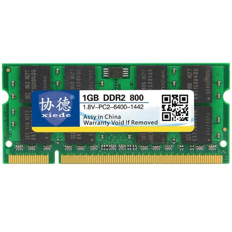 XIEDE X026 DDR2 800MHz 1GB General Full Compatibility Memory RAM Module for Laptop - RAMs by XIEDE | Online Shopping UK | buy2fix