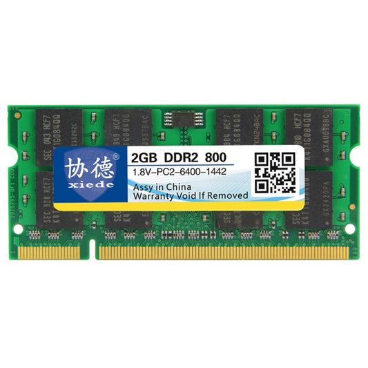 XIEDE X027 DDR2 800MHz 2GB General Full Compatibility Memory RAM Module for Laptop by XIEDE