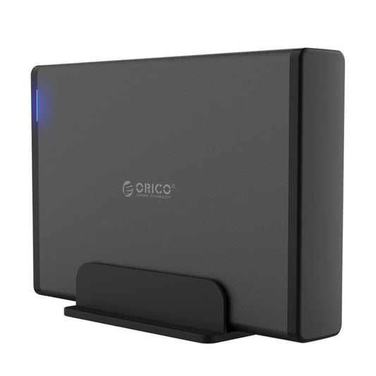 ORICO 7688U3 Vertical Aluminum External Hard Drive Enclosure Storage Case Hard Drive Dock for 3.5 inch SATA HDD(Black) by ORICO