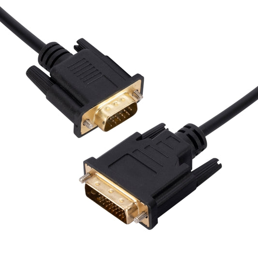DVI to VGA Adapter Cable Computer Graphics Card Monitor Cable, Length: 2m by buy2fix
