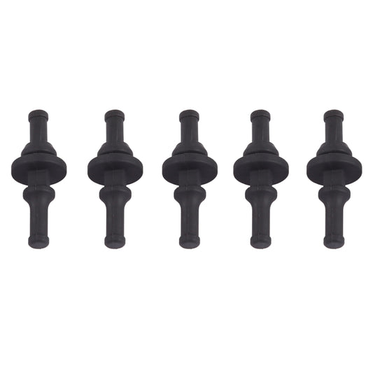 20 PCS 29.9mm Anti Vibration Soft Damping Nail Rubber Silicone Computer Fan Screw (Black) by buy2fix
