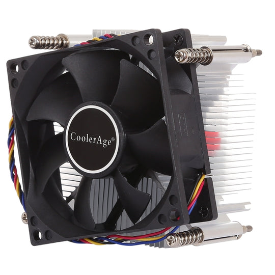 4Pin CPU-Kühler Mute Silent Lüfter Kühlkörper für Intel 1155 / 1151 / i3 / i5